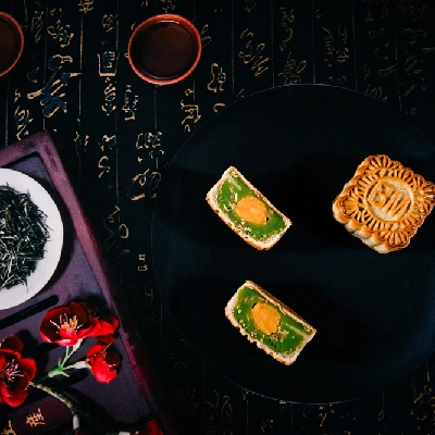 Bánh nướng trà xanh hạt dưa 1 trứng 180g